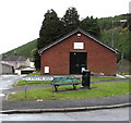 Ynys yr Afon name sign, Clyne