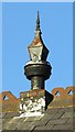 NY8355 : The former Allendale First School - finial by Mike Quinn