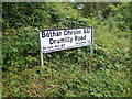 Bi-lingual Irish/English Road name sign at the junction with the B134