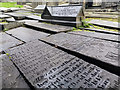 SD9828 : Gravestone of David Hartley, Heptsonstall churchyard by Phil Champion