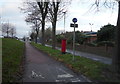 TA1229 : Cycle lane beside Hedon Road, Hull by JThomas