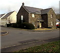 Rooftop solar panels, Dan y Gollen, Glangrwyney, Powys