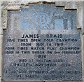 Plaque on Earlsferry Town Hall