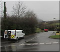 Vans in Balance Road, Garndiffaith