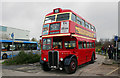 Vintage 3RT3/4 RT-type bus at Tilbury Ferry