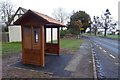 New bus shelter