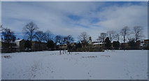 SE1925 : Memorial Park, Cleckheaton, covered in snow by habiloid
