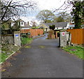 Entrance to Halt House, Clyne