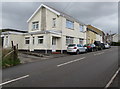 Houses and cars on the north side of the B4434, Clyne