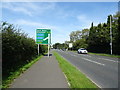 Cycle path beside Moston Road (A41)