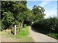 Unnamed lane towards Croughton