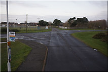 TR0320 : Entrance to Lydd Camp, Lydd by Ian S