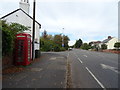 K6 telephone box on Chester Road (A41), Childer Thornton