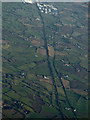 The Belfast-Newry railway line from the air