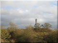 Telecommunications mast by the A52