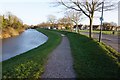 Royal Military Canal Path towards Twiss Road, Hythe