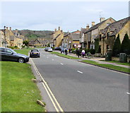 SP1037 : East along High Street, Broadway, Worcestershire by Jaggery