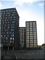 Tower blocks by ring road junction 9