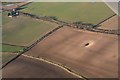 Erosion gully in field north of Welton le Wold: aerial 2019