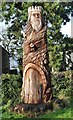 ST7182 : Wellingtonia Tree Sculpture, Station Rd, Yate, Gloucestershire 2019 by Ray Bird