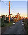 TM2744 : Waldringfield: Mill Road on Christmas morning by John Sutton