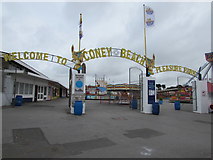 SS8276 : Welcome to Coney Beach Pleasure Park, Porthcawl by Jaggery