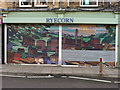 Painted shutters, Bethel Street, Brighouse