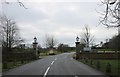 The entrance to Whittlebury Park