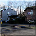 Bilingual A40 direction sign, Brecon Road, Abergavenny