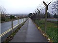 Path beside Malvern Hills Science Park