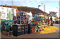 TA0488 : Lobster pots and fishing gear, Scarborough harbour by JThomas