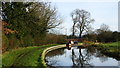 Macclesfield Canal SW of Stanleys Bridge, Buglawton