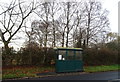 Bus stop and shelter on Houghton Road, Houghton