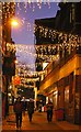 TG2208 : Dove Street, Norwich, at Christmas time by Christopher Hilton