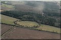 SK9930 : Round Hills earthwork by Ingoldsby Wood: aerial 2020 by Chris