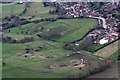 Motte and Bailey at Castle Bytham: aerial 2020 (1)