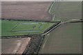 TF1232 : Moated site at intersection of Car Dyke and Billingborough Lode: aerial 2020 (2) by Simon Tomson