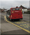 ST3090 : Pontypool bus leaving a Malpas Road bus stop, Newport by Jaggery
