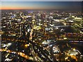 View from The Shard at night