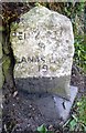 Old Milestone by the A394 in Ashton - east face