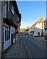 Saffron Walden: light and shade on Bridge Street