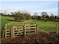 Kissing gate on Offa