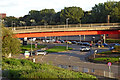 SJ8747 : Road interchange in Etruria, Stoke-on-Trent by Roger  Kidd