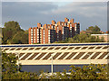 Factory rooftop and apartments, Stoke-on-Trent