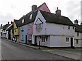 Saffron Walden: the corner of Bridge Street and Freshwell Street