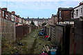 Alleyway behind Angela Street, Blackburn