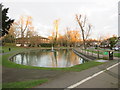 TQ2864 : Pond near Carshalton by Malc McDonald