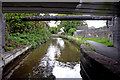 Canal at Shelton New Road Bridge in Stoke-on-Trent