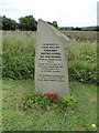 Memorial to Pilot Officer (Pilot) van Mesdag