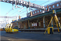 ST3088 : Track replacement equipment (2), Newport Station by Robin Drayton